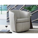 Kierreys Swivel Accent  100% Leather Chair