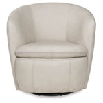 Kierreys Swivel Accent  100% Leather Chair