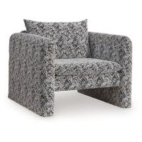 Kenbell Accent Chair BLACK/WHITE