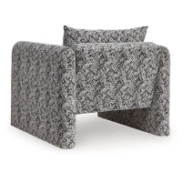 Kenbell Accent Chair BLACK/WHITE