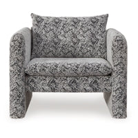 Kenbell Accent Chair BLACK/WHITE