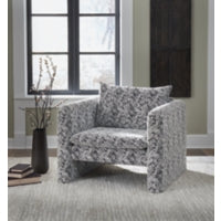 Kenbell Accent Chair BLACK/WHITE