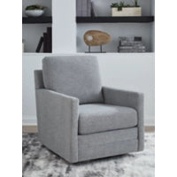 Freybourne Next-Gen Nuvella Swivel Accent Chair PEWTER