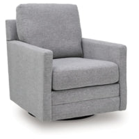 Freybourne Next-Gen Nuvella Swivel Accent Chair PEWTER