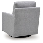 Freybourne Next-Gen Nuvella Swivel Accent Chair PEWTER