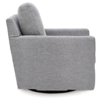Freybourne Next-Gen Nuvella Swivel Accent Chair PEWTER
