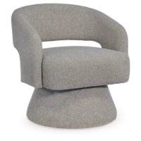 Nashkins Swivel Accent Chair PEBBLE