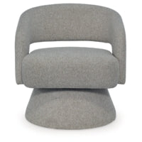 Nashkins Swivel Accent Chair PEBBLE