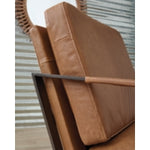 Garronmont Accent 100% Leather Chair CARAMEL