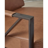 Garronmont Accent 100% Leather Chair CARAMEL