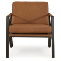 Garronmont Accent 100% Leather Chair CARAMEL