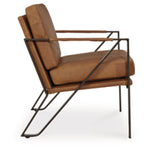 Garronmont Accent 100% Leather Chair CARAMEL