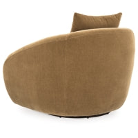 Yahya Swivel Accent Chair CAMEL