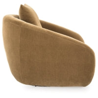 Yahya Swivel Accent Chair CAMEL