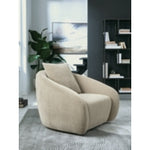 Yahya Swivel Accent Chair PEBBLE