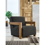 Dorney Accent Chair CHARCOAL/BROWN