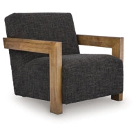 Dorney Accent Chair CHARCOAL/BROWN