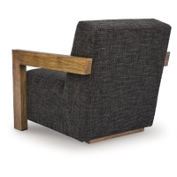 Dorney Accent Chair CHARCOAL/BROWN