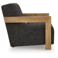 Dorney Accent Chair CHARCOAL/BROWN