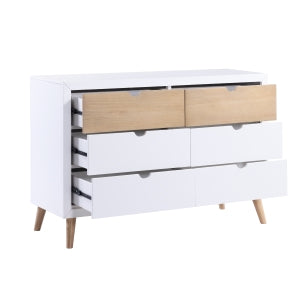 Asker Dresser WHITE/NATURAL