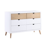 Asker Dresser WHITE/NATURAL