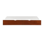 Rowe Twin Bookcase Corner Platform Bed with Twin Trundle DARK CHERRY