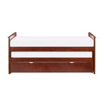 Rowe Twin/Twin Bed with Twin Trundle DARK CHERRY