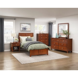 Twin Rowe Platform Bed CHERRY