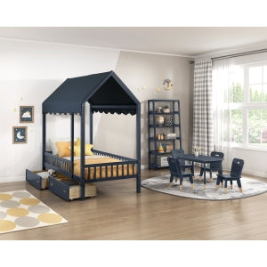 Sloane 67" High Bookcase NAVY BLUE