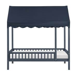 Sloane Cottage Twin Platform Bed NAVY BLUE