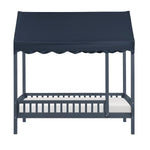 Sloane Cottage Twin Platform Bed NAVY BLUE
