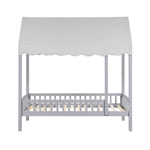 Sloane Cottage Twin Platform Bed GREY