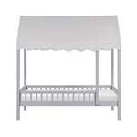 Sloane Cottage Twin Platform Bed GREY