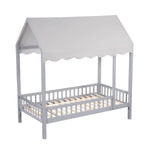 Sloane Cottage Twin Platform Bed GREY