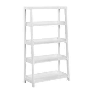 Sloane 54" High Bookcase WHITE