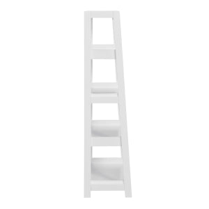 Sloane 54" High Bookcase WHITE