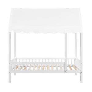 Sloane Cottage Twin Platform Bed WHITE