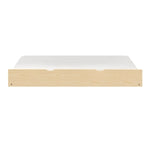 BartlyTwin Bookcase Platform Bed with Twin Trundle NATURAL
