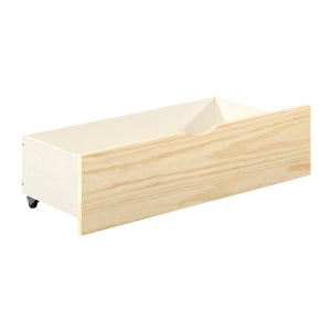 Bartly Twin/Twin Bed with Storage Boxes NATURAL