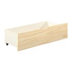 Bartly Twin/Twin Bed with Storage Boxes NATURAL
