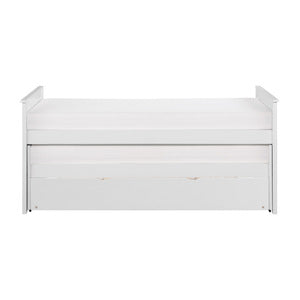GalenTwin/Twin Bed with Twin Trundle WHITE