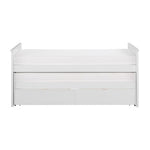 Galen Twin/Twin Bed with Storage Boxes WHITE