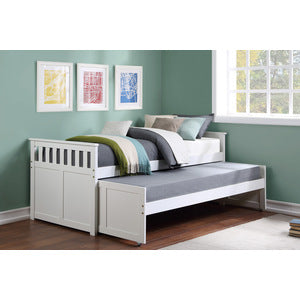 Galen Twin/Twin Platform Bed WHITE