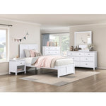 Twin Galen Bed WHITE