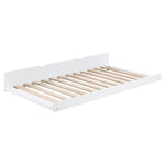 GalenTwin/Twin Bed with Twin Trundle WHITE