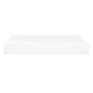 GalenTwin Bookcase Platform Bed with Twin Trundle. WHITE