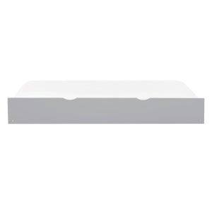 OrionTwin Bookcase Platform Bed with Twin Trundle GREY