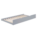 OrionTwin/Twin Bed with Twin Trundle GREY