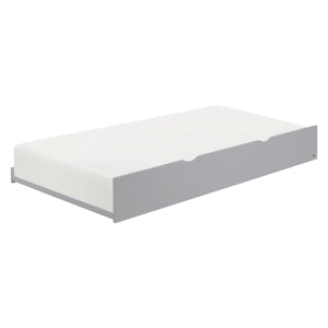 OrionTwin Bookcase Platform Bed with Twin Trundle GREY