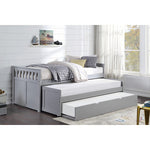OrionTwin/Twin Bed with Twin Trundle GREY